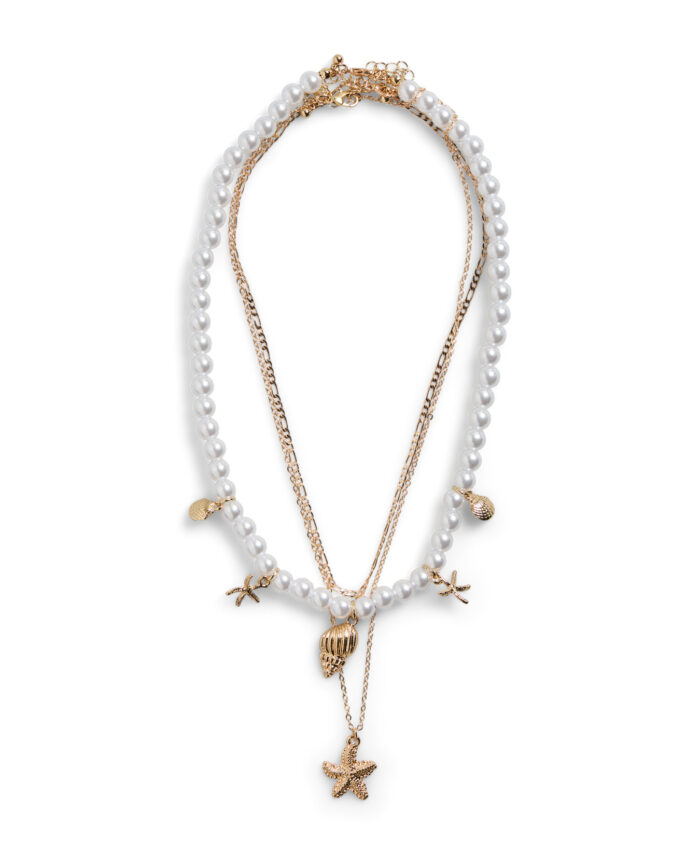 PCKIRSTINI M NECKLACE 3-PACK