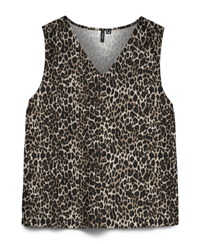 VMEASY JOY S/L V-NECK TOP WVN GA