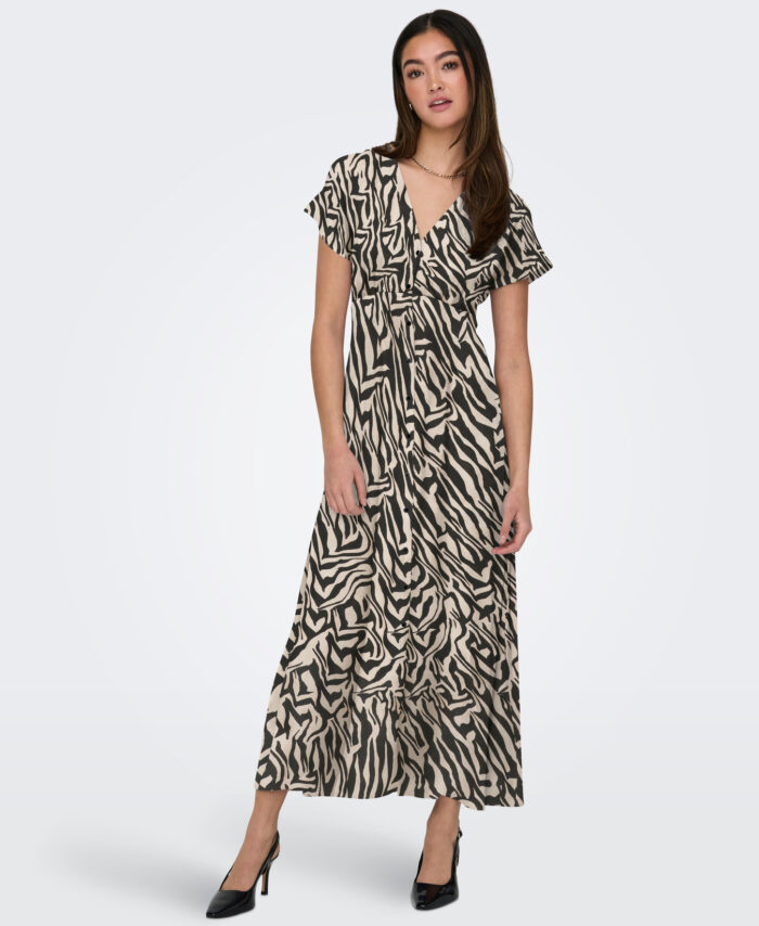 ONLNOVA LIFE VIS MOLLIE LONG DRESS WVN