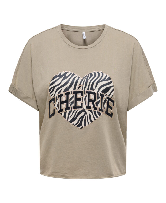 ONLLUCY S/S ANIMAL TOP BOX CC JRS