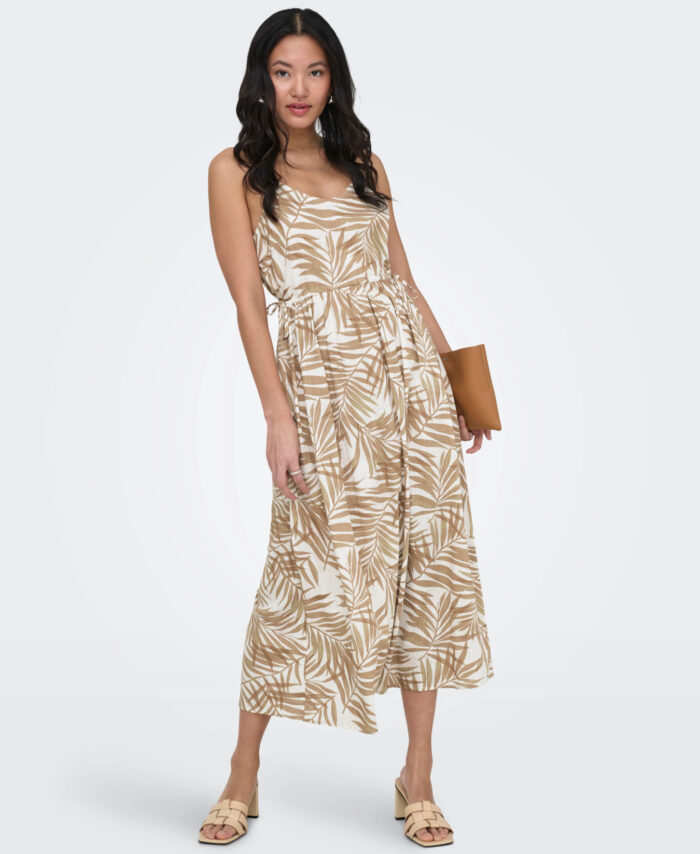 ONLSIESTA STRAP LINEN BL LONG DRESS PNT