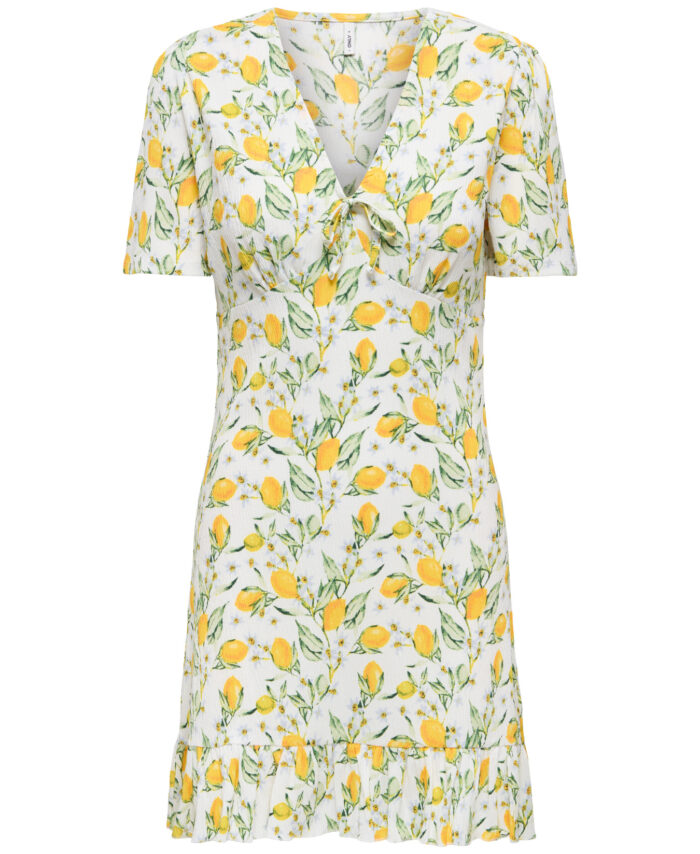 ONLMOLLY S/S V-NECK DRESS JRS NOOS