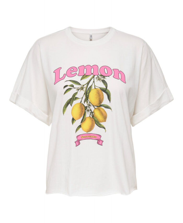 ONLMINNA S/S PRINT TOP BOX JRS