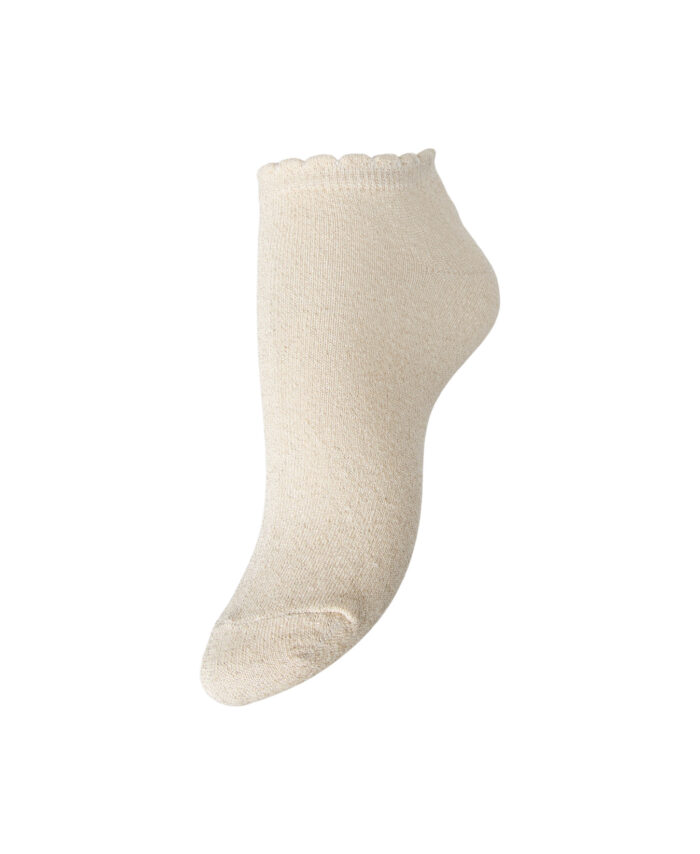 PCSEBBY GLITTER SNEAKER SOCK BC NOOS