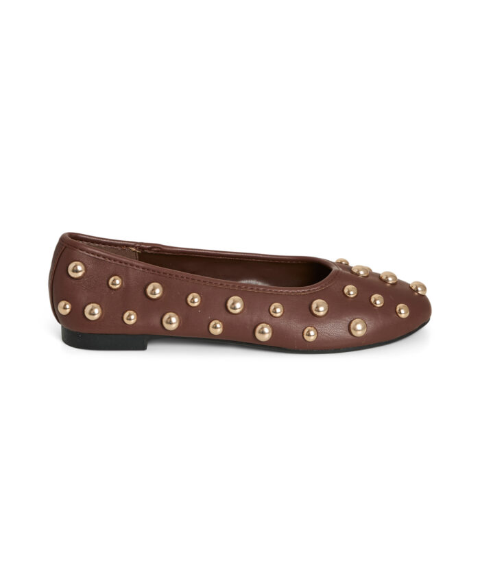 PCKAROLINE STUD BALLERINA HG